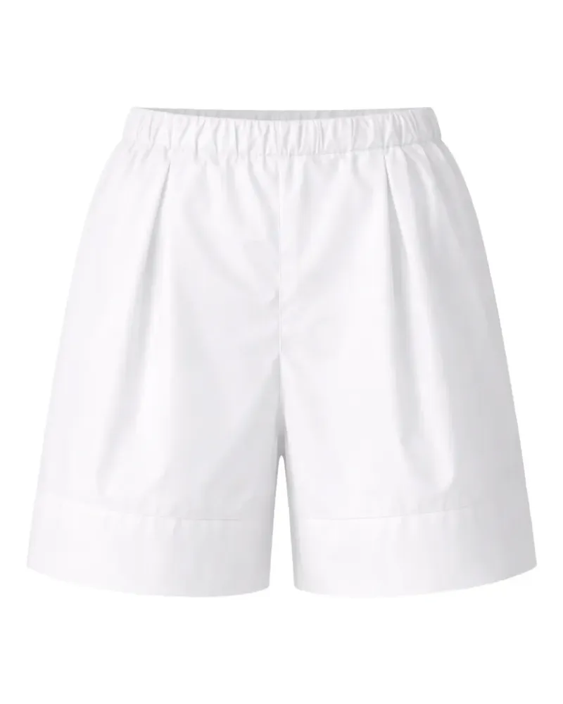 Liviana Conti pleated elasticated-waist shorts - Weiß Weiß