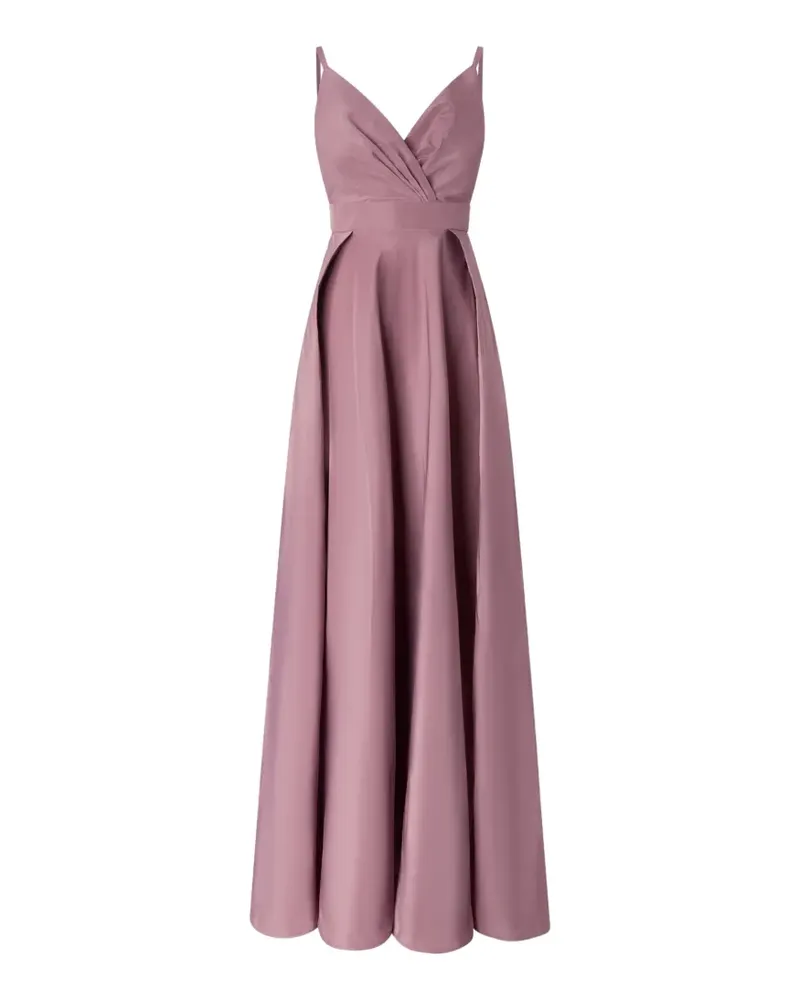 Pinko Langes Taft-Kleid mit Schlitz - Rosa Rosa