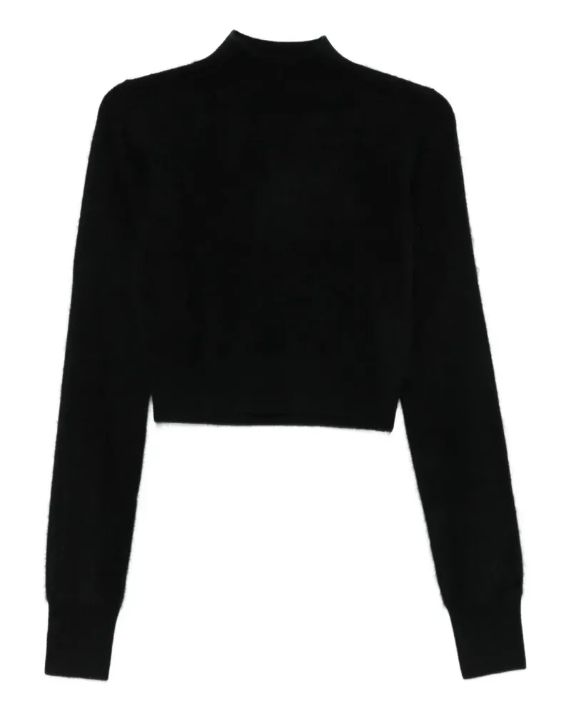 SPORTMAX high-neck sweatshirt - Schwarz Schwarz