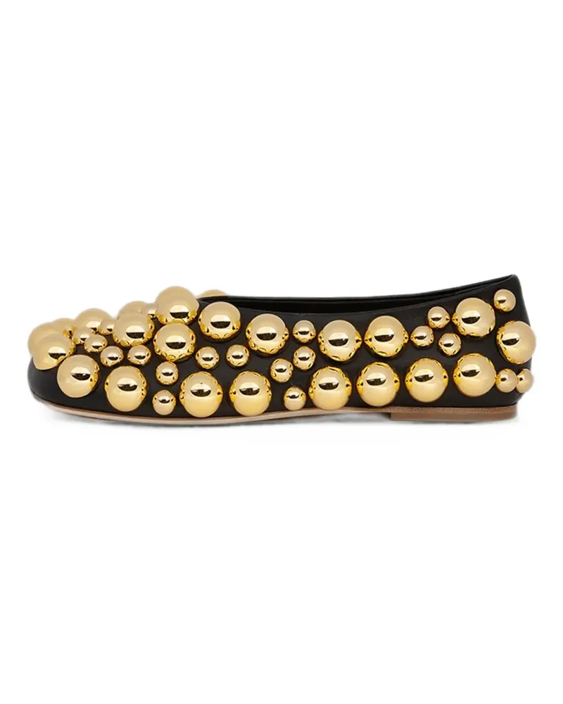 A.W.A.K.E. Dora Ballerinas mit Kugel - Schwarz Schwarz