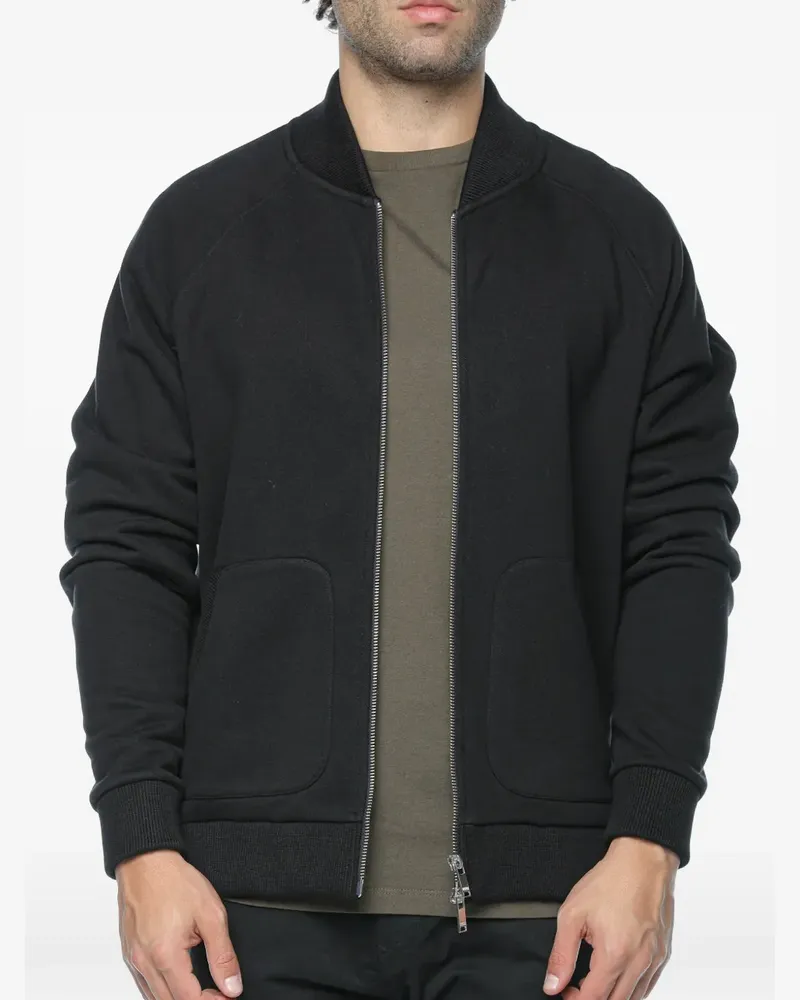 Drykorn zip-up raglan-sleeve sweatshirt - Schwarz Schwarz