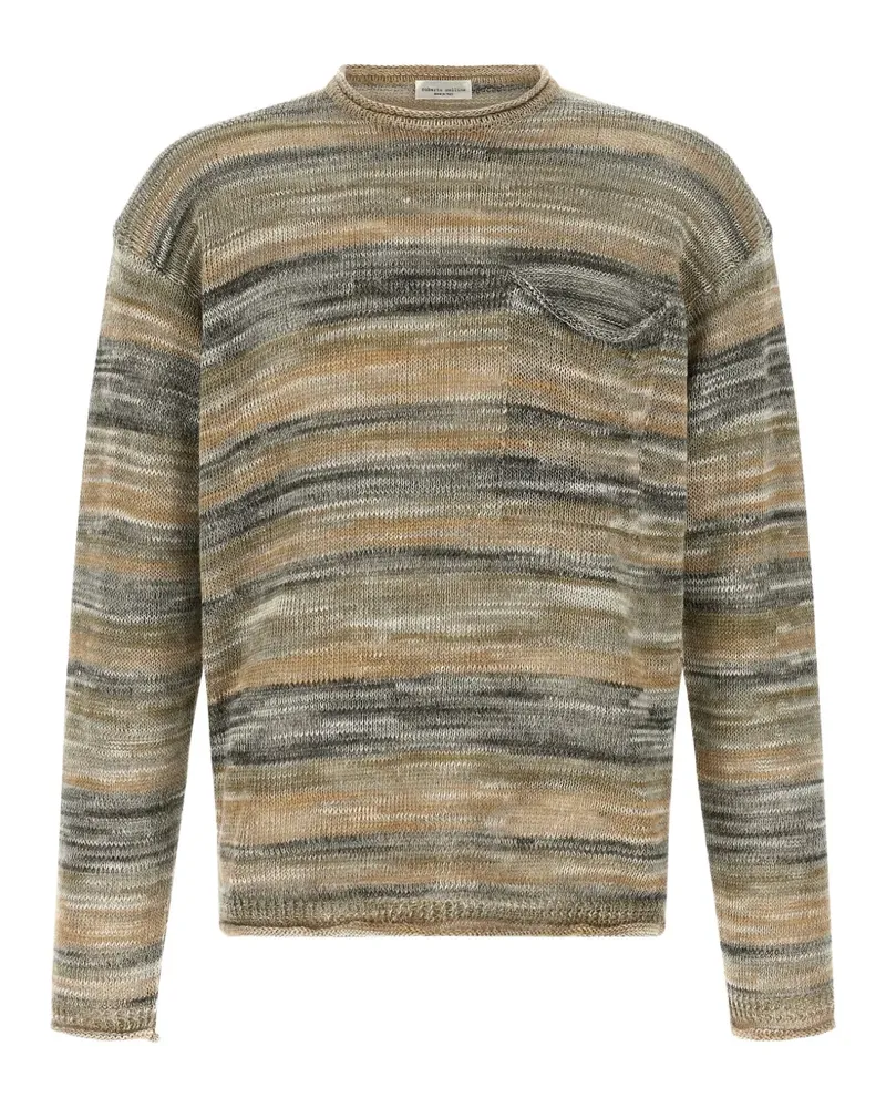 Roberto Collina Gestreifter Pullover - Nude Nude