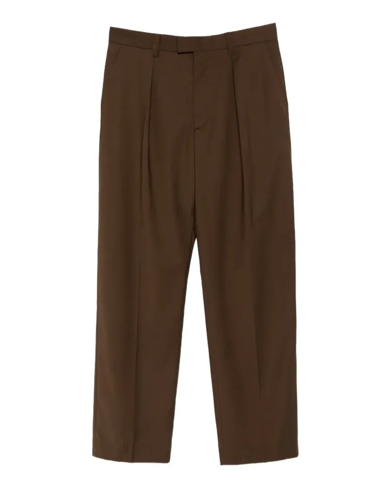 Sandro Gerard pleated wide-leg trousers - Braun Braun
