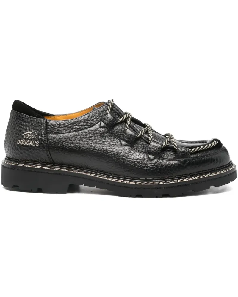 Doucal´s Derby-Schuhe mit Kordeldetail - Schwarz Schwarz
