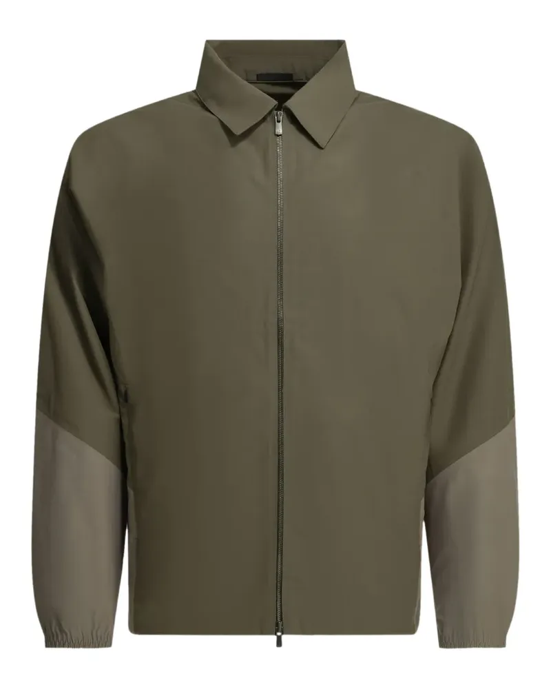 Goldwin Hyperdense Taffeta U/S Right zip-up jacket - Grün Grün