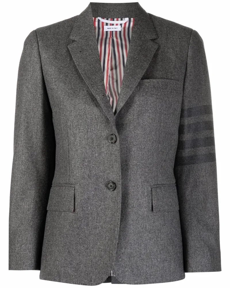Thom Browne Geknöpfter Blazer - Grau Grau