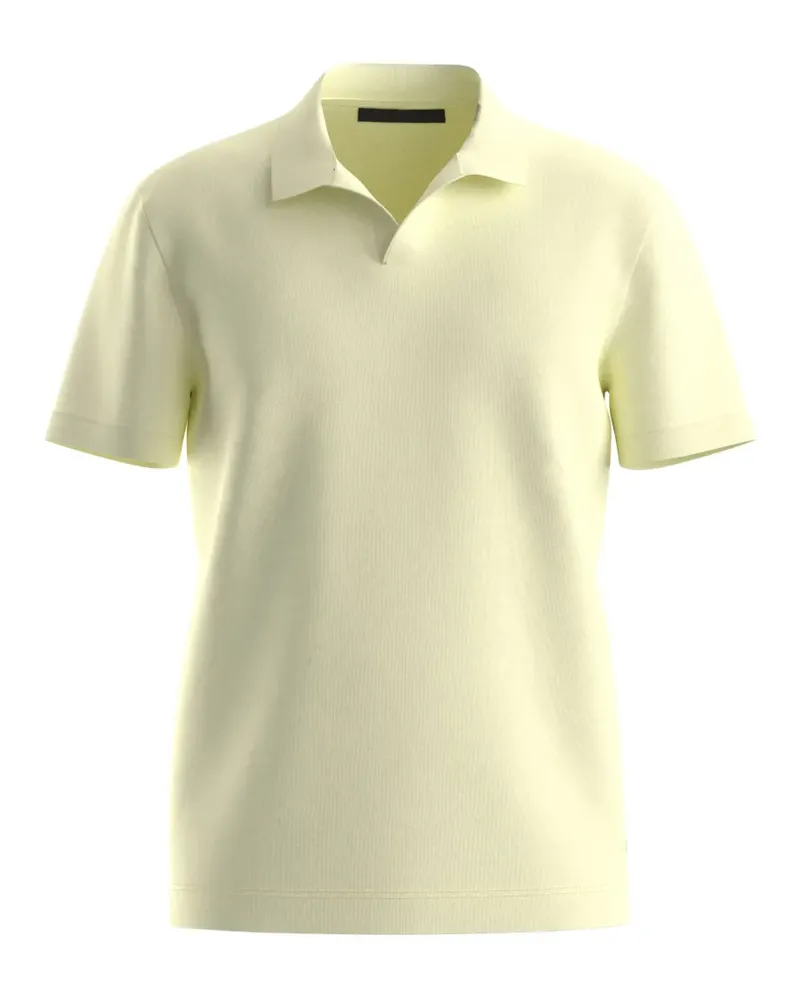 HUGO BOSS Geripptes T-Shirt - Gelb Gelb