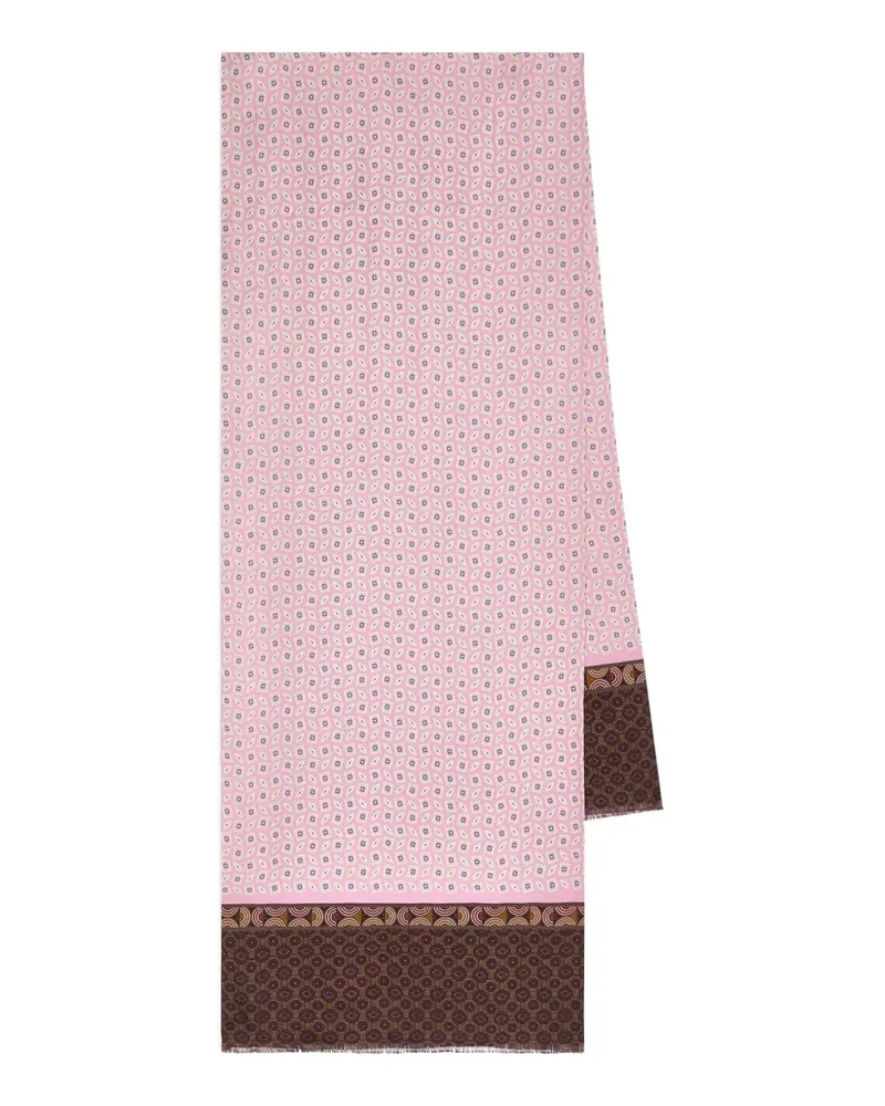 Dries van Noten Schal mit Print - Rosa Rosa