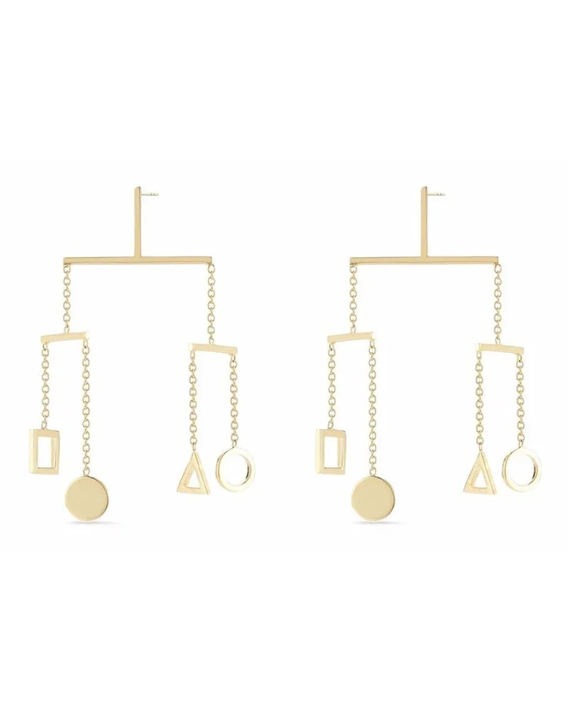 MATEO 14kt Gelbgoldohrringe