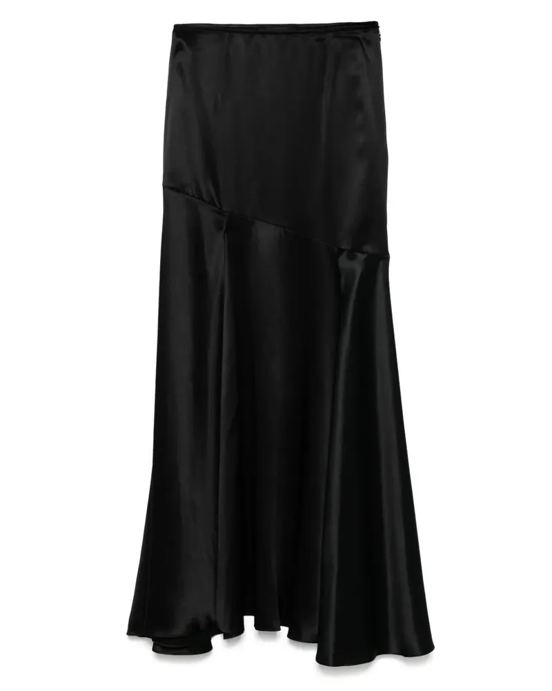 Simone Rocha Langer Maxirock mit Schlitz - Schwarz Schwarz