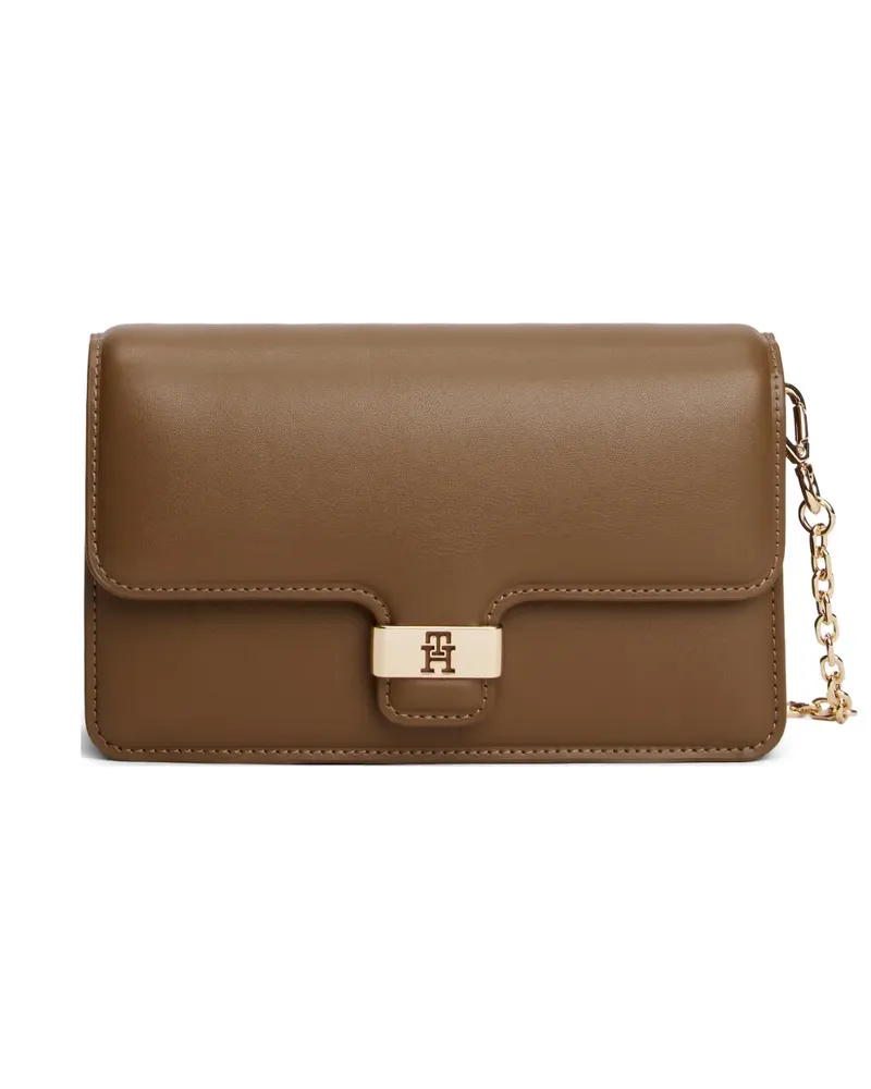Tommy Hilfiger logo-detail cltuch bag - Braun Braun