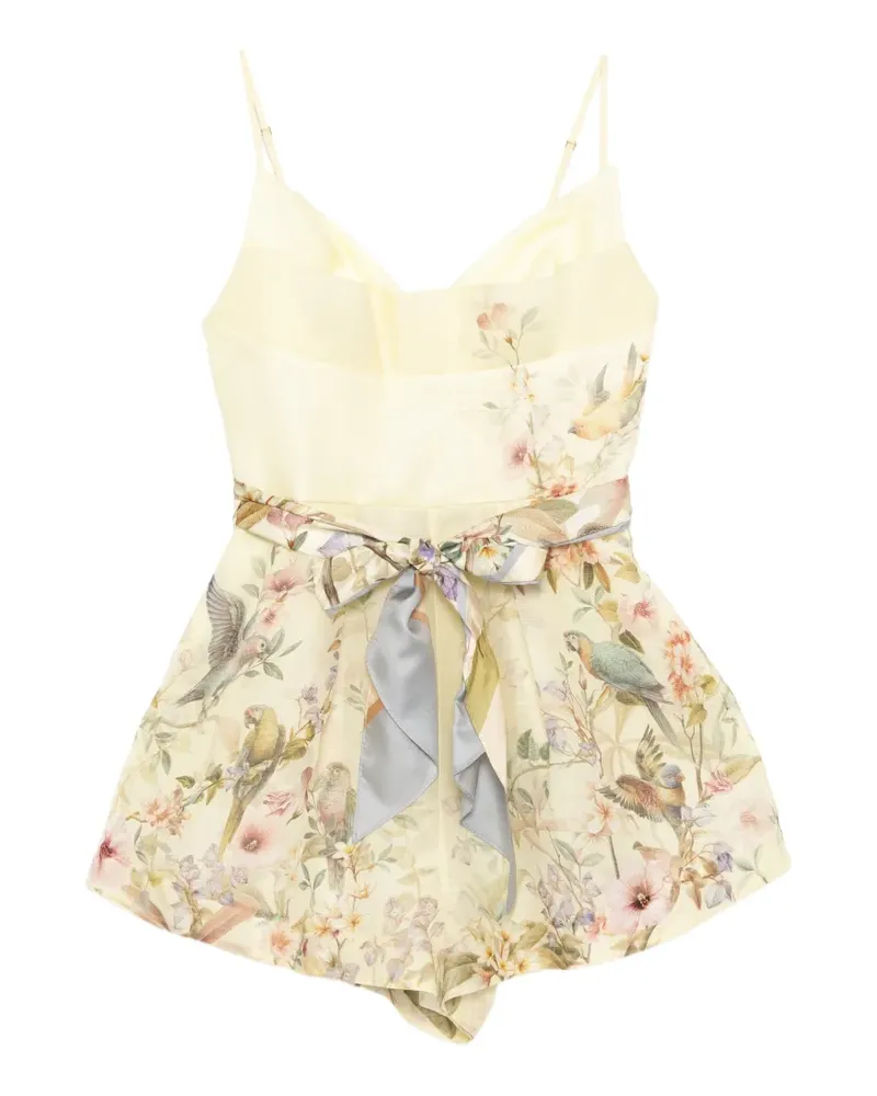 Zimmermann Rebellion Fitted playsuit - Gelb Gelb