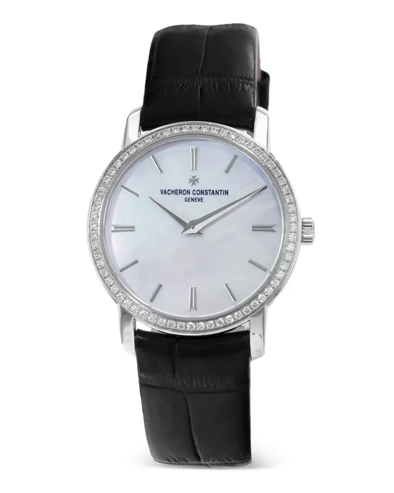 Vacheron Constantin 2016 diamond bezel 30mm watch - Weiß Weiß