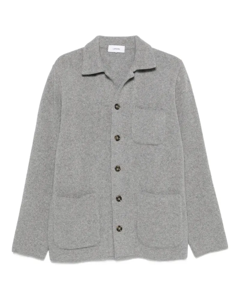 LARDINI button-fastening cardigan - Grau Grau