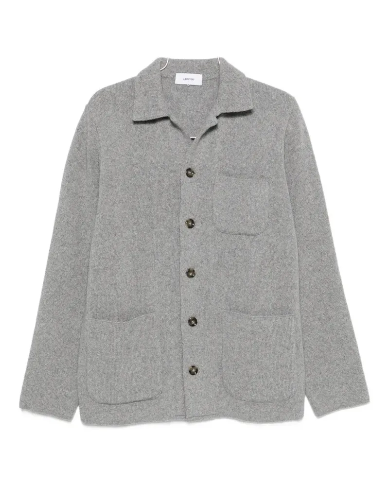 LARDINI button-fastening cardigan - Grau Grau