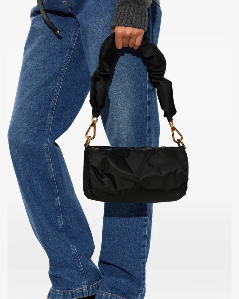 Marni ruched-strap shoulder bag - Schwarz Schwarz