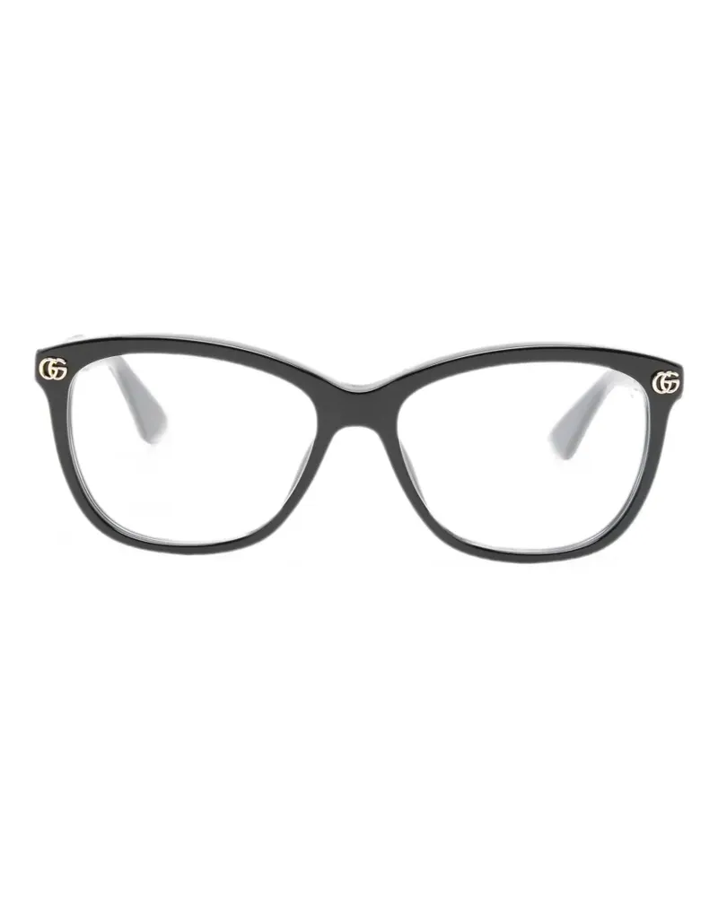 Gucci GG Brille mit Cat-Eye-Gestell - Schwarz Schwarz