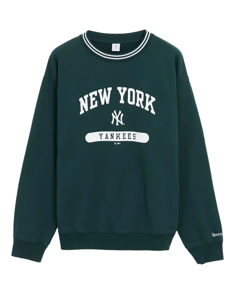 SPORTY & RICH Sweatshirt mit rundem Ausschnitt - Grün Grün