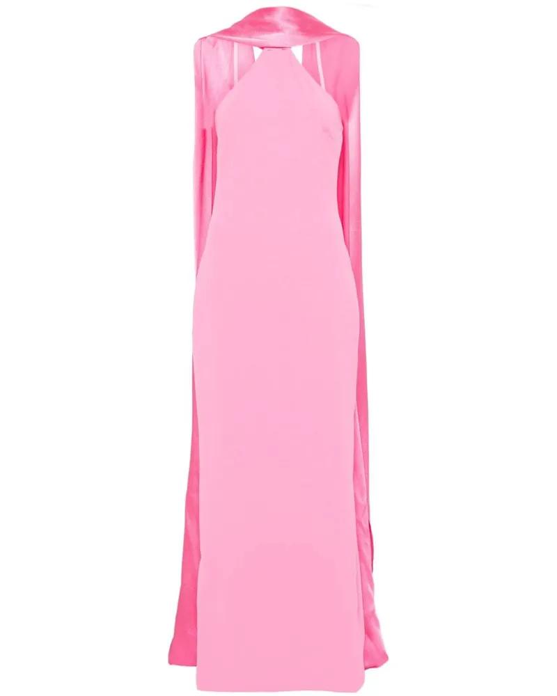 Solace London Ophelia Maxikleid - Rosa Rosa