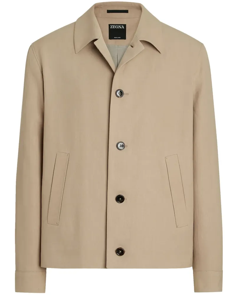 Ermenegildo Zegna Oasi Lino Jacke - Nude Nude