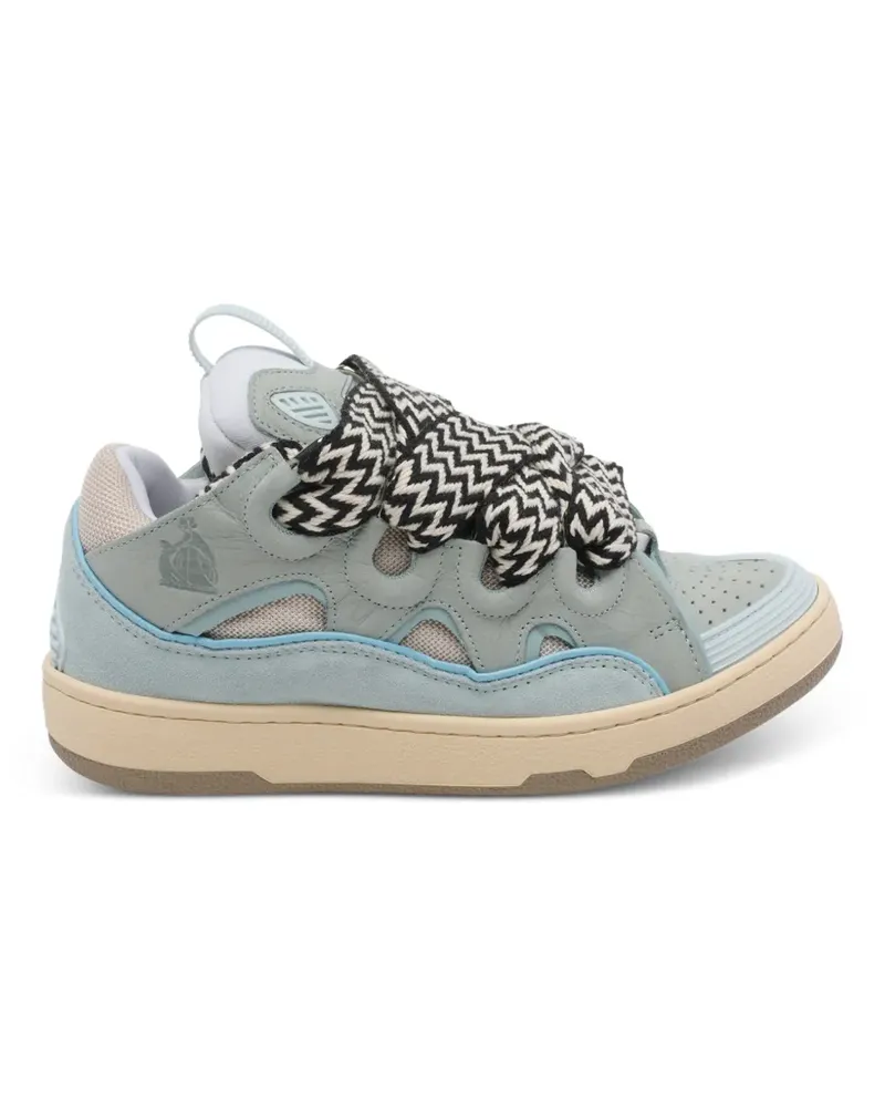 Lanvin Curb panelled sneakers - Blau Blau