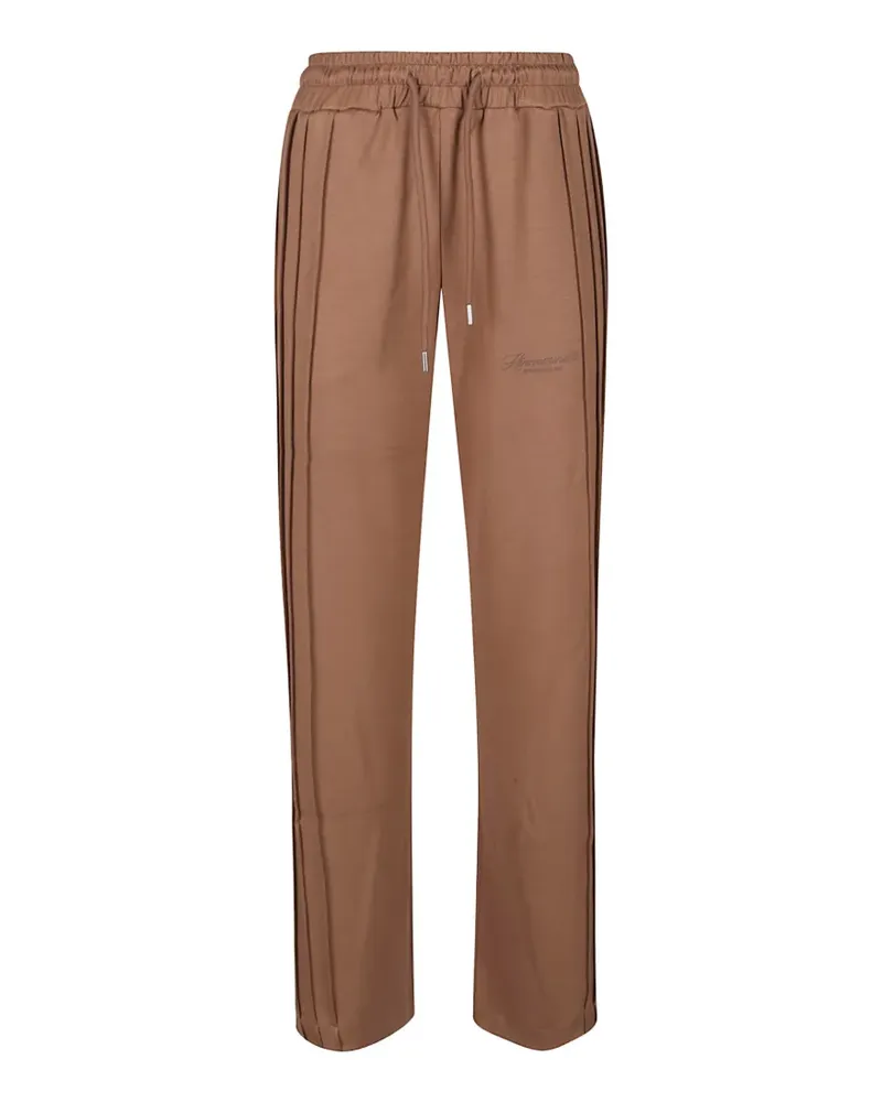 HINNOMINATE side-stripes trousers - Braun Braun