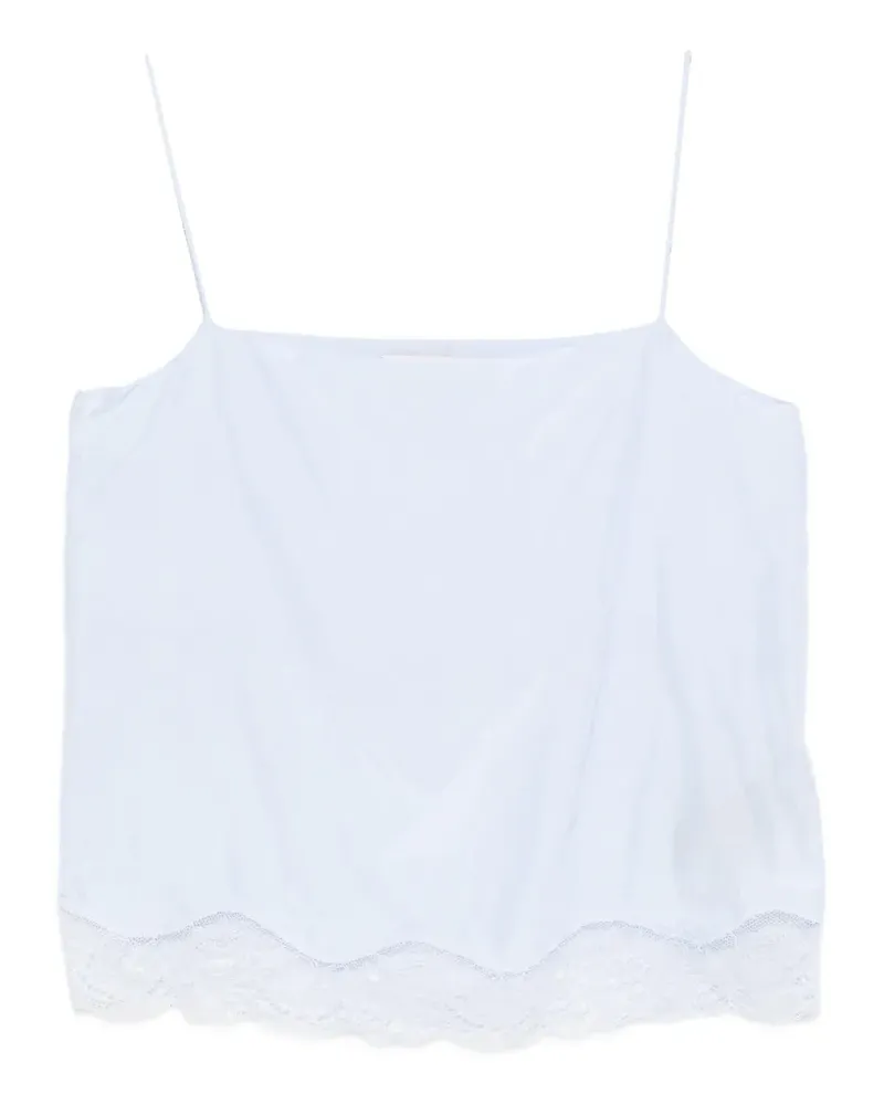 Dorothee Schumacher Playful Volumes Oberteil mit Spitzenbesatz - Blau Blau