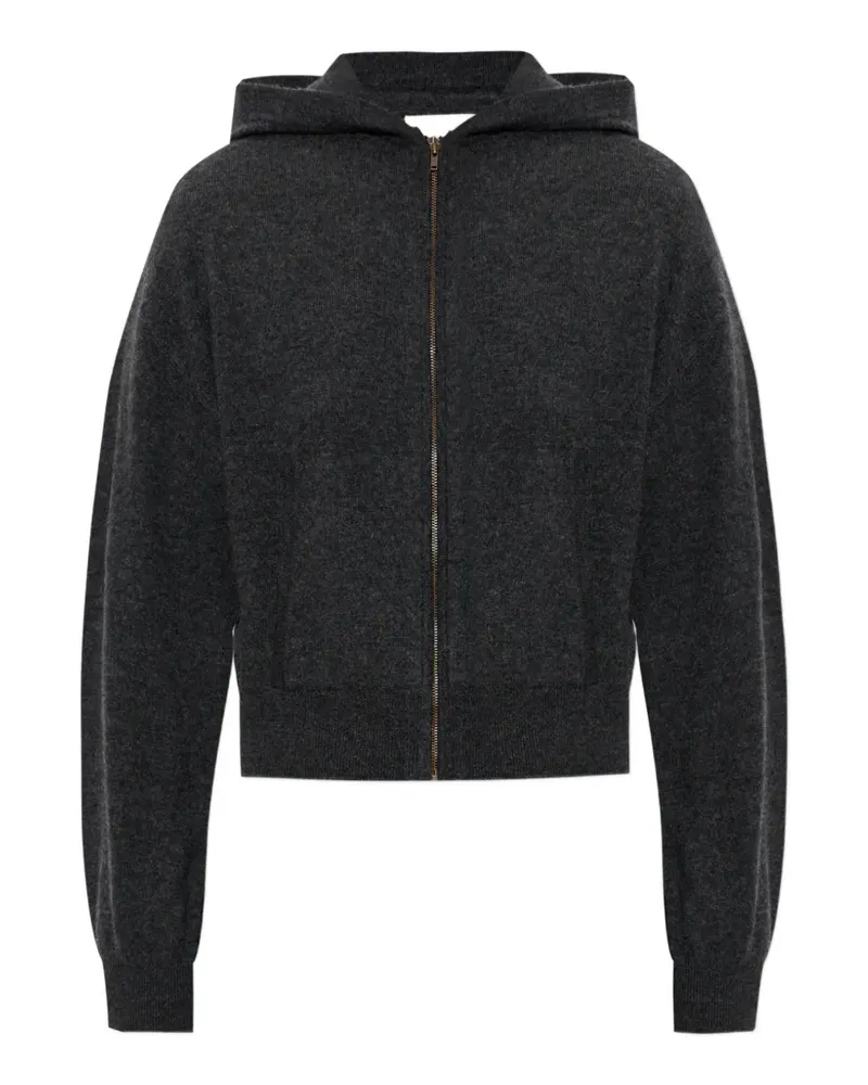 Lisa Yang hooded zip sweater - Grau Grau