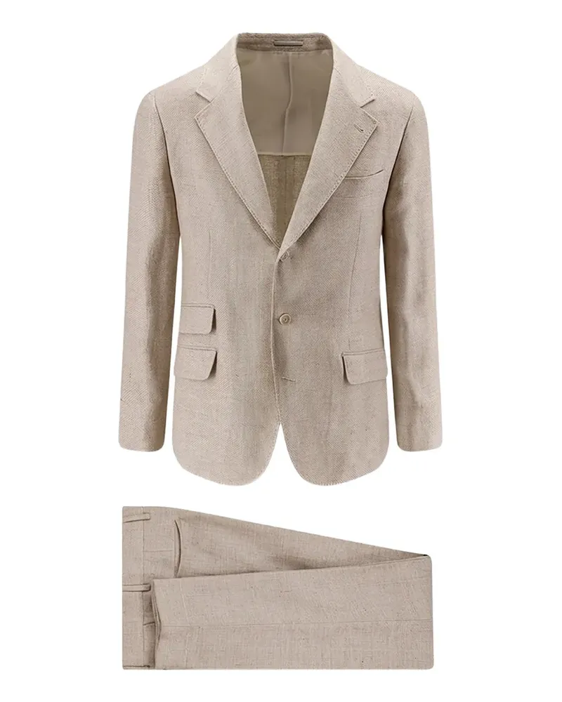 Brunello Cucinelli single-breasted suit - Nude Nude