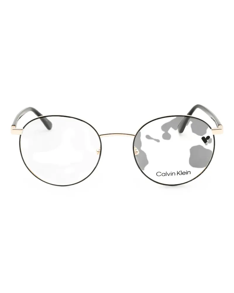 Calvin Klein round-frame glasses - Gold Gold