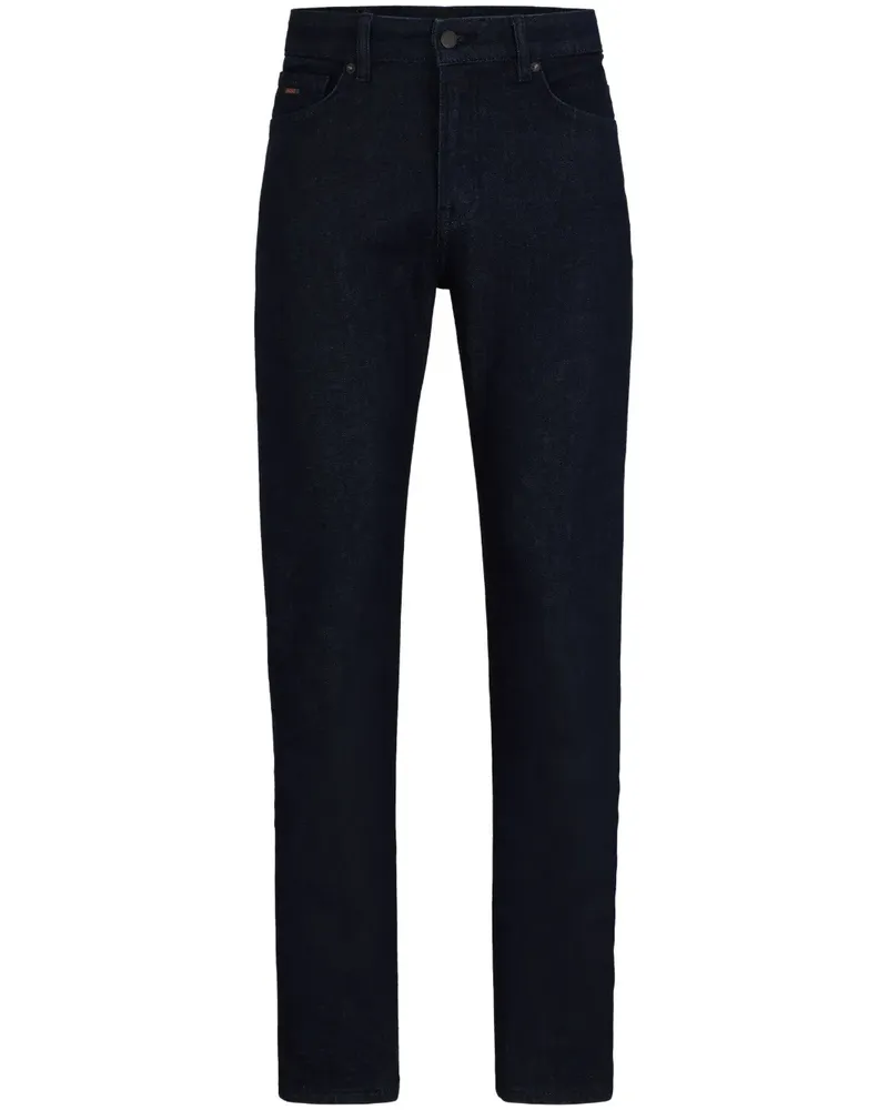 HUGO BOSS Halbhohe Slim-Fit-Jeans - Blau Blau