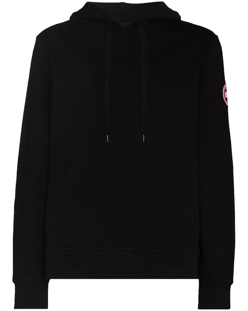 Canada Goose Huron Hoodie mit Logo-Patch - Schwarz Schwarz