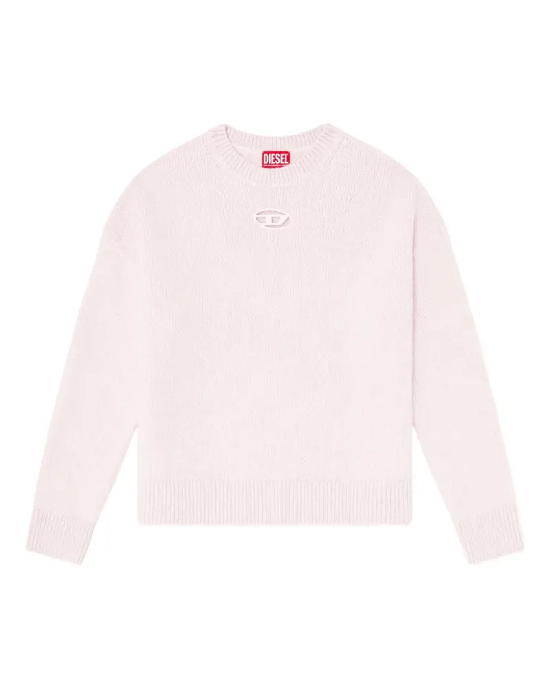 Diesel Pullover aus Woll-Alpakagemisch - Rosa Rosa