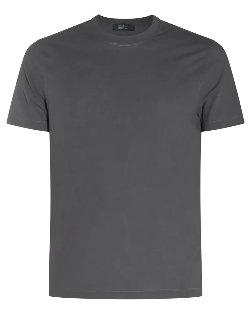 Zanone Klassisches T-Shirt - Grau Grau