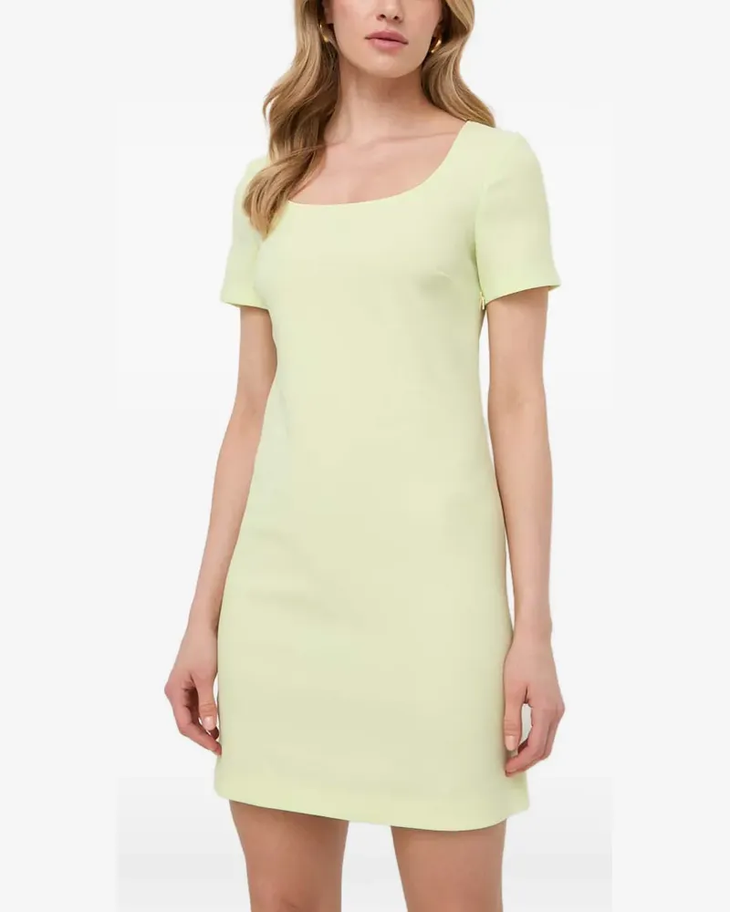 Patrizia Pepe cut-out short-sleeve mini dress - Gelb Gelb