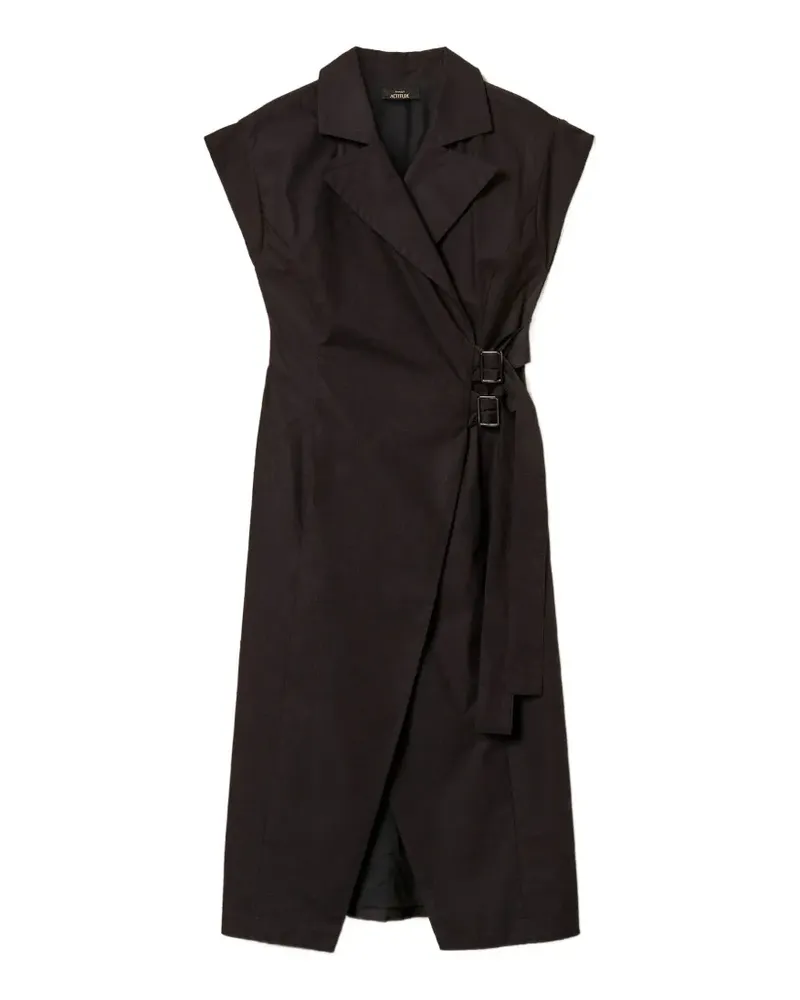 Twin-Set double-breasted dress - Schwarz Schwarz