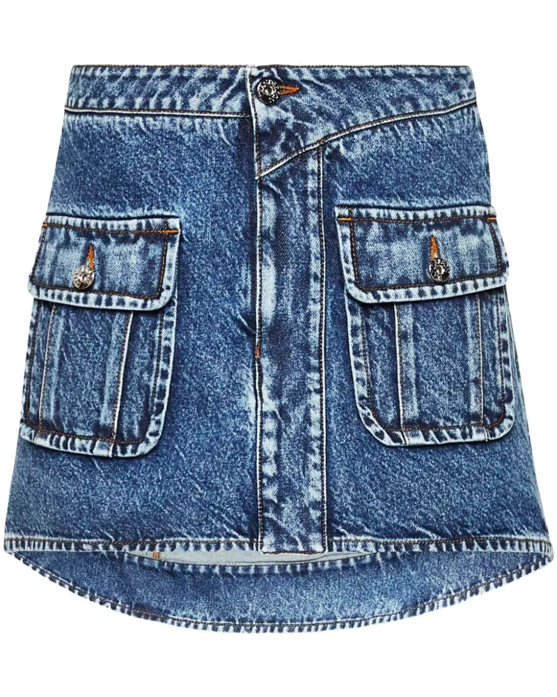 J.W.Anderson Minirock mit abgerundetem Saum - Blau Blau