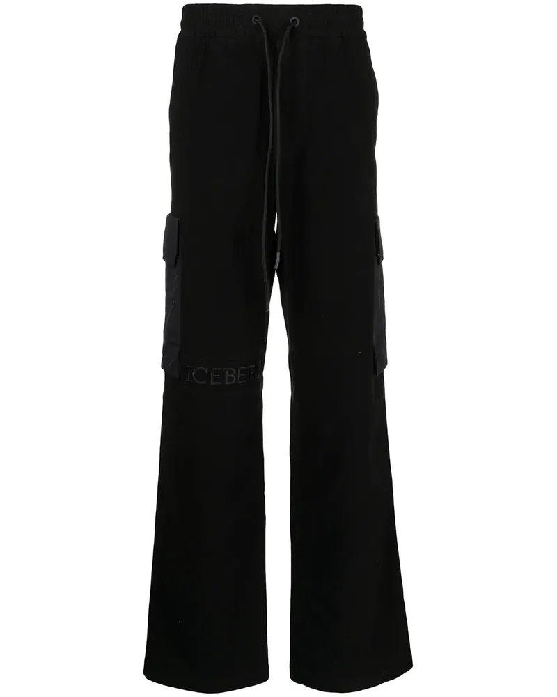 Iceberg Hose mit Cargotaschen - Schwarz Schwarz