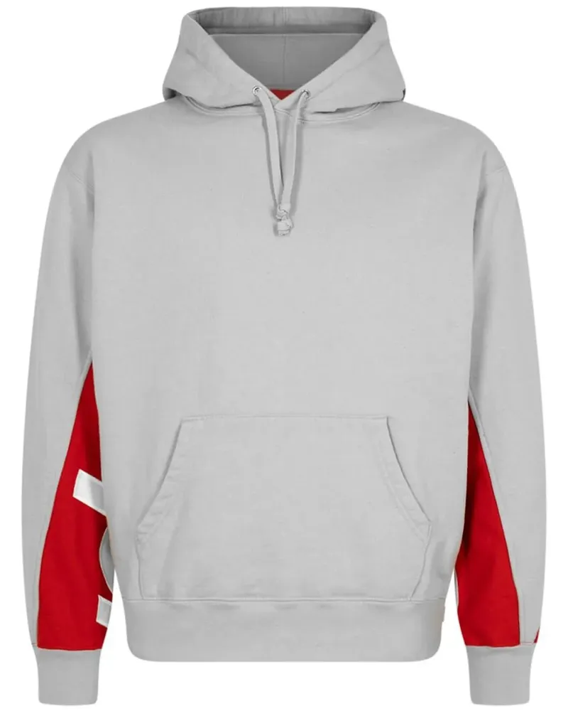 Supreme Being Cropped-Hoodie mit Einsätzen - Grau Grau