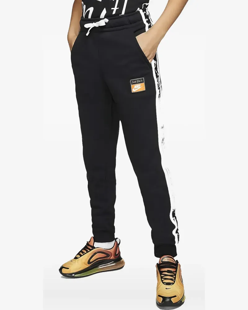 Nike Jogginghose mit Streifen - Schwarz Schwarz