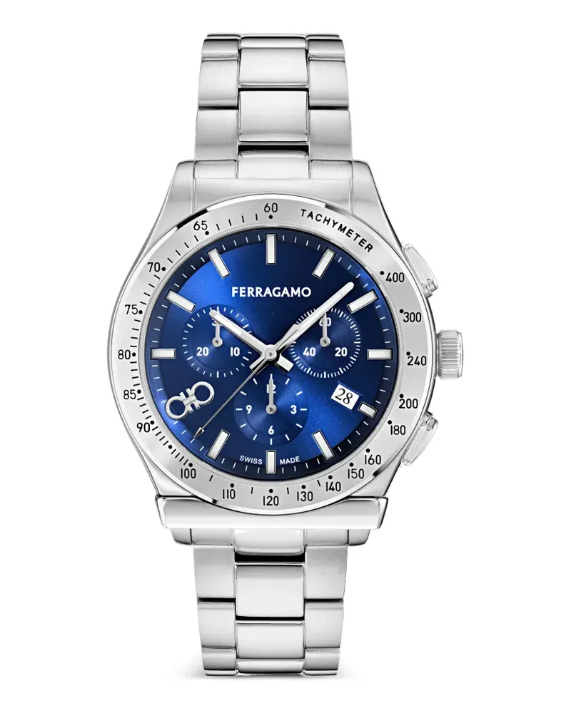 Ferragamo 1927 Chrono 42mm watch - Blau Blau