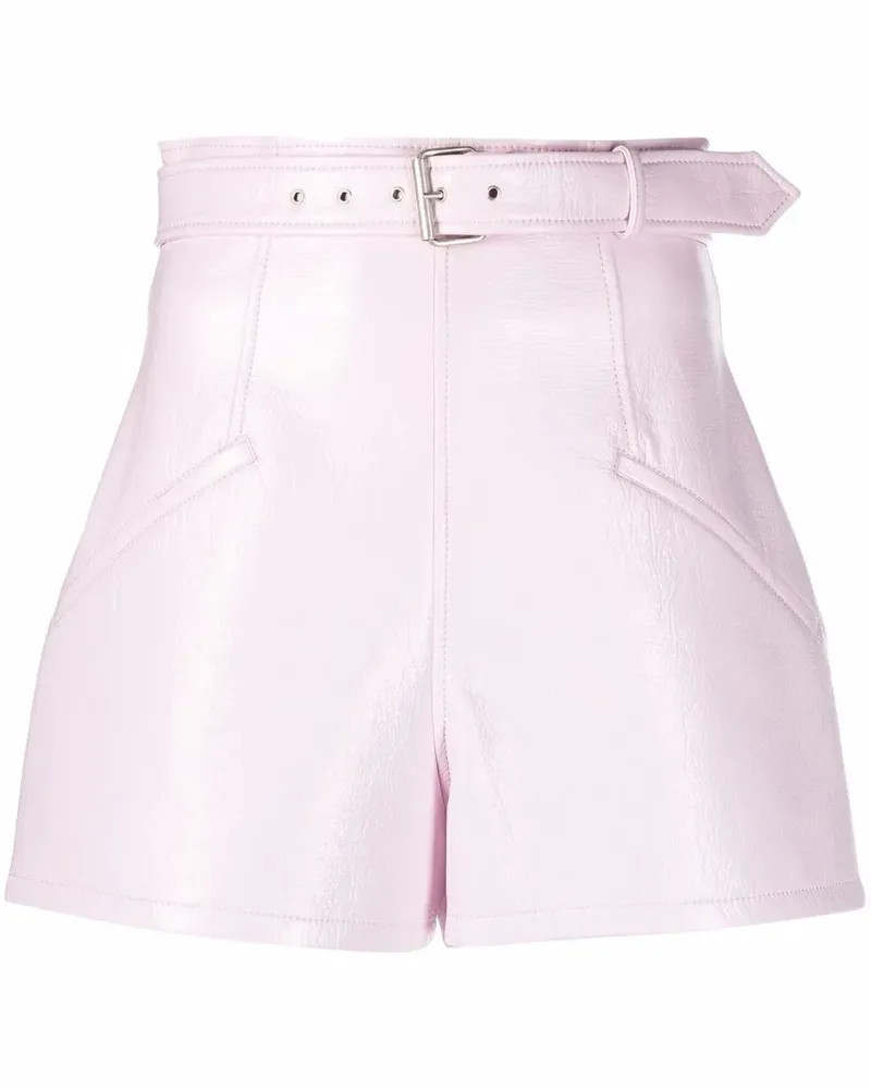 Philosophy Di Lorenzo Serafini Strukturierte Shorts mit Gürtel - Rosa Rosa