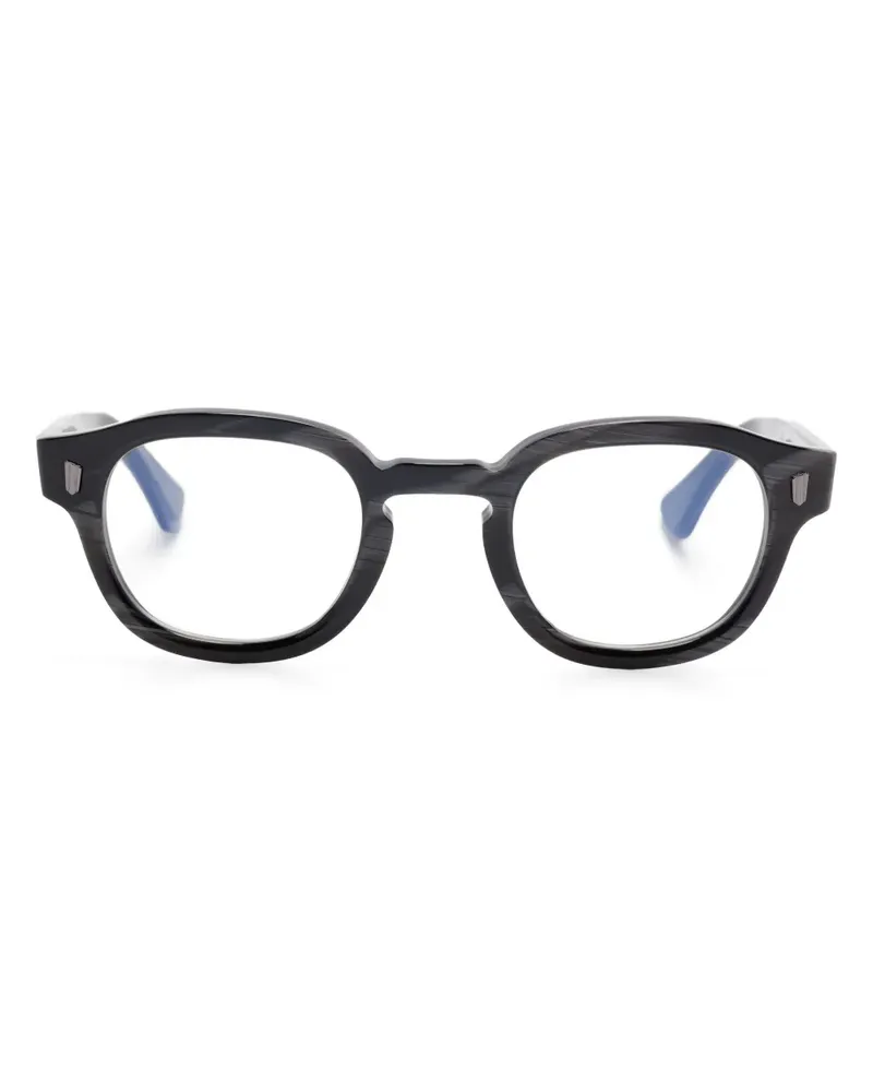 Cutler and Gross Brille mit rundem Gestell - Grau Grau