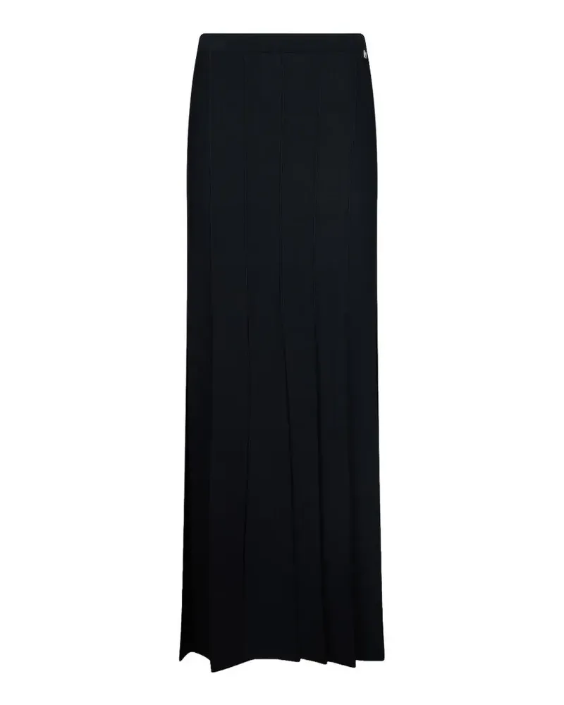 Liu Jo High-Waist-Rock mit Fransen - Schwarz Schwarz