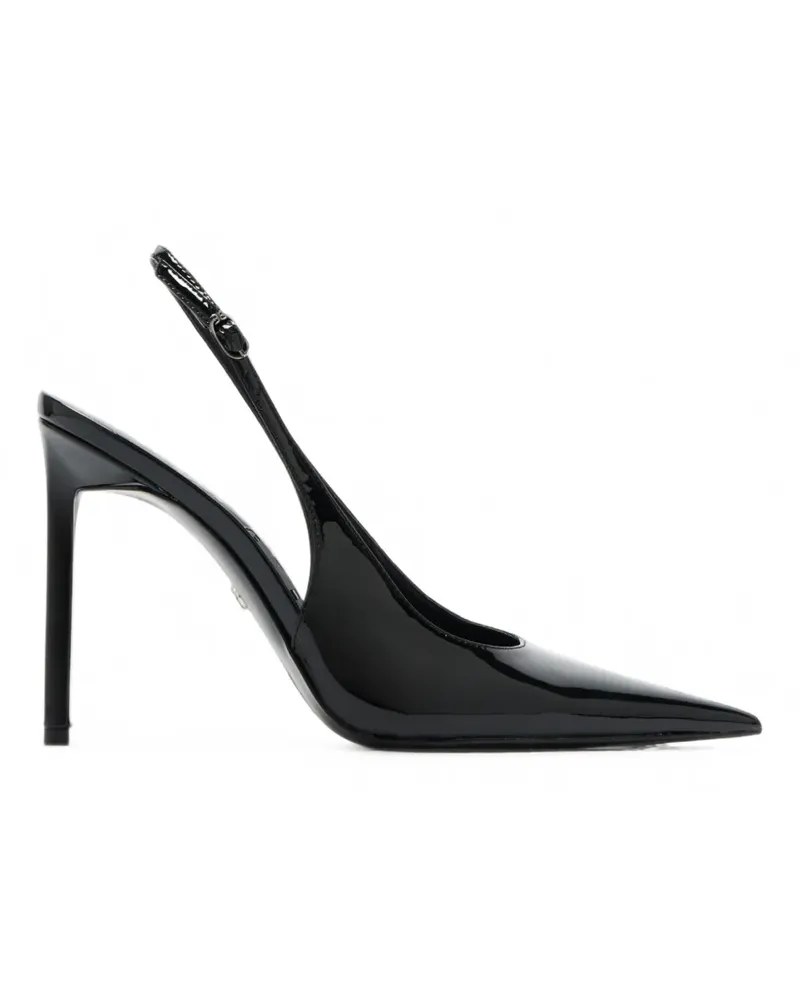 Sam Edelman Tegan patent-finish slingback pumps - Schwarz Schwarz