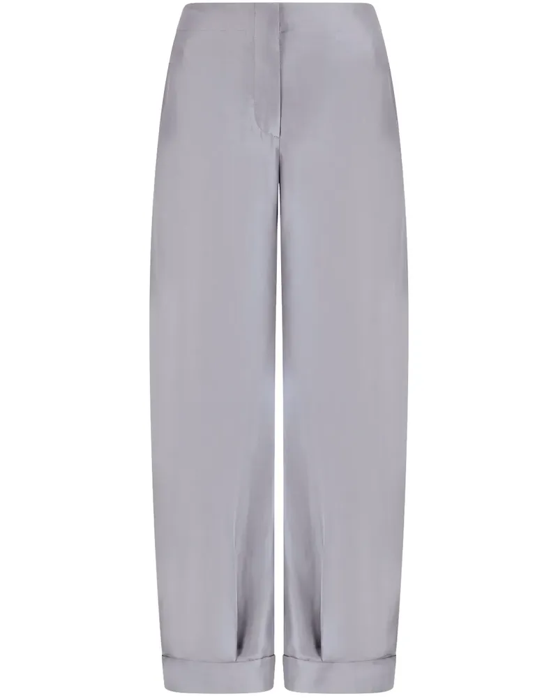 Giorgio Armani Hose mit weitem Bein - Grau Grau