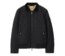 Gesteppte Jacke - Schwarz