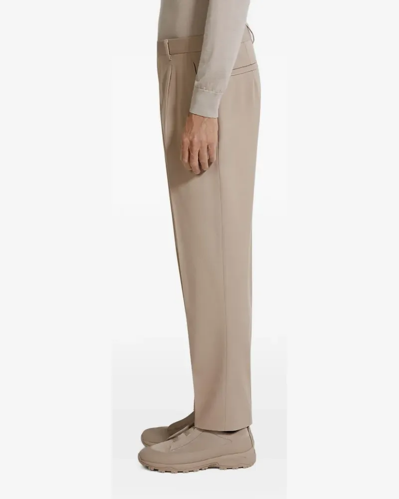Ermenegildo Zegna Wollhose mit Falten - Nude Nude
