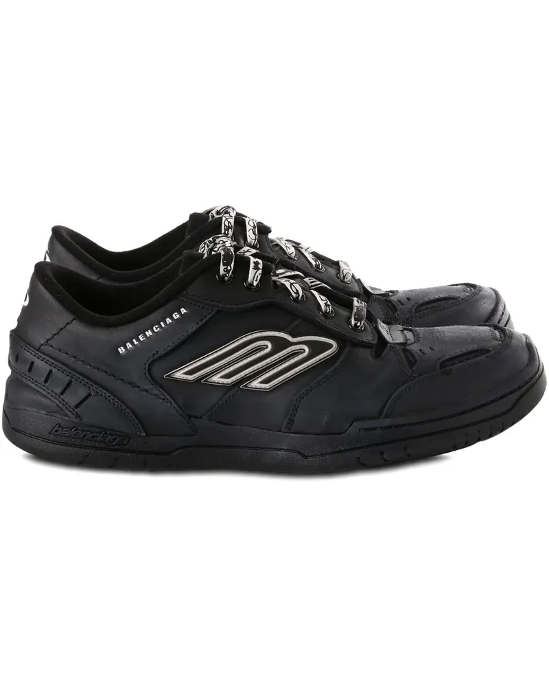 Balenciaga Hamptons Worn-Out Sneakers - Schwarz Schwarz