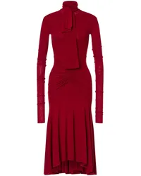 Philosophy Di Lorenzo Serafini Drapiertes Kleid Rot